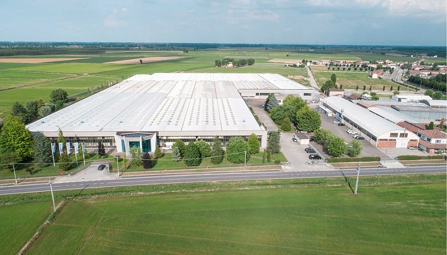 Vista aérea de las instalaciones de Mecal.